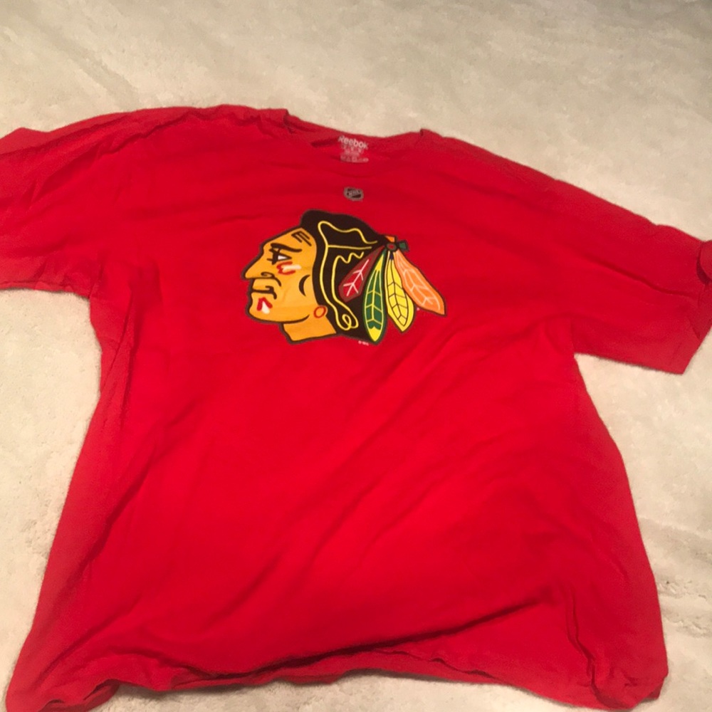 Reebok Corey Crawford Red T shirt